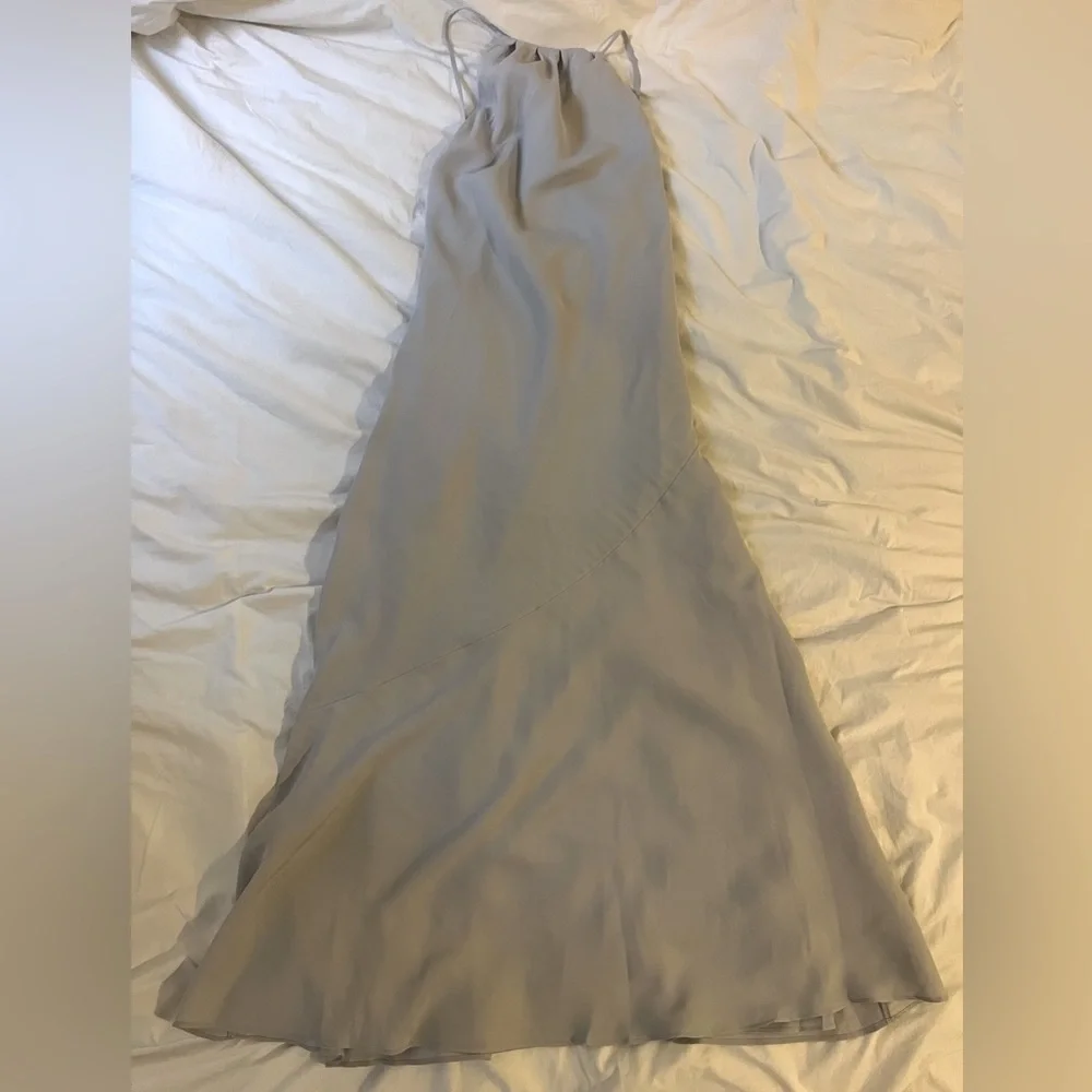 NWT Abercrombie Light Gray Long Dress size Medium